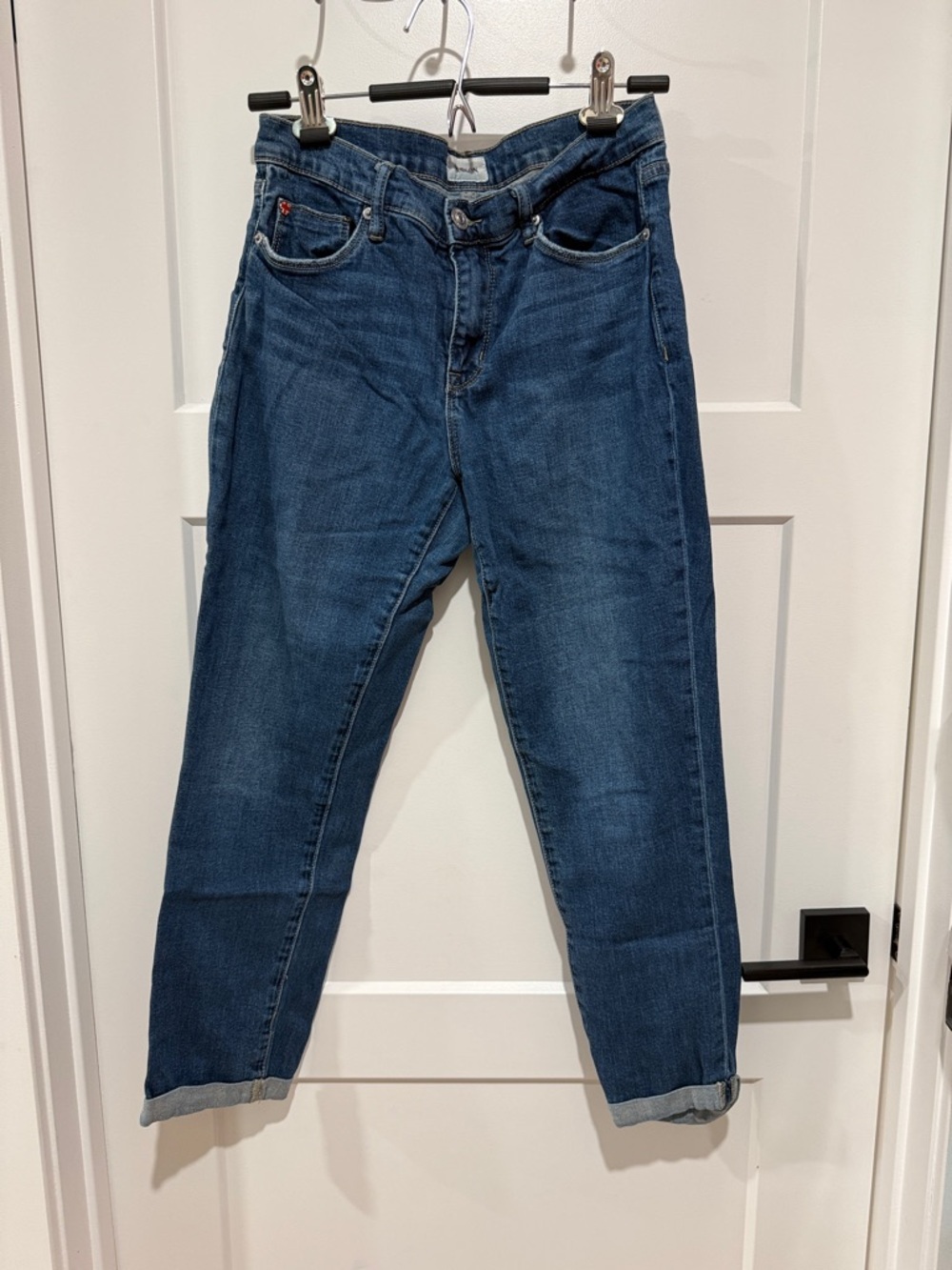 Hudson Jeans Women’s Boyfriend Jeans in Medium Blue Wash